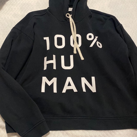 Everlane Tops - Black cropped hoodie